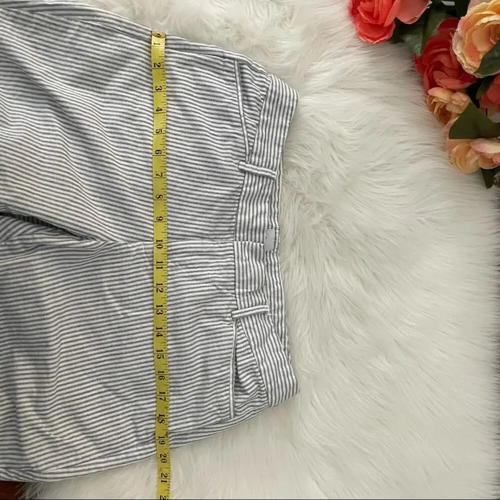 Gap Blue Stripe Bermuda Shorts 100% Cotton